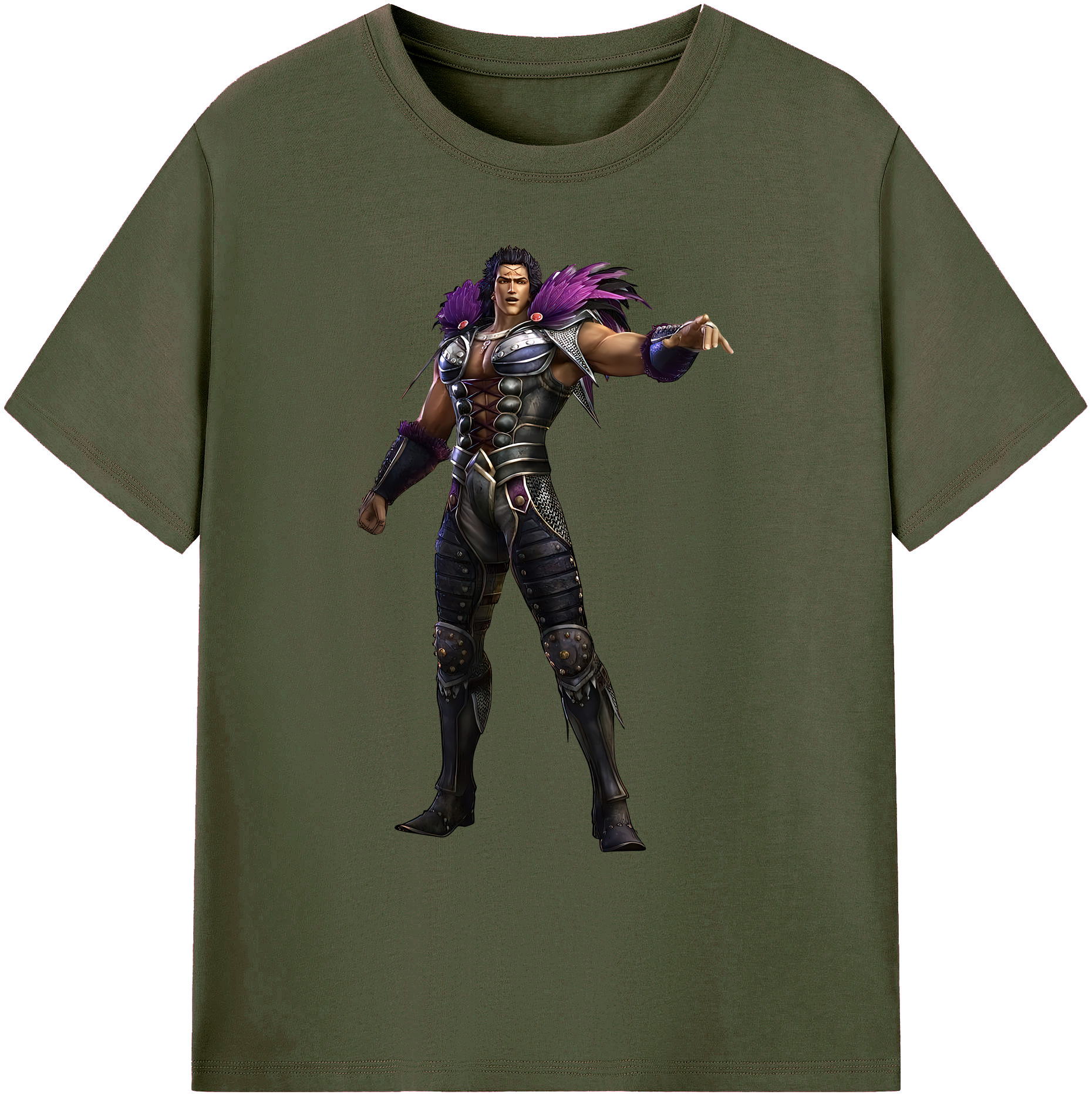 （画像用） 北斗の拳 Fist of the North Star 綿100％ メンズ半袖Tシャツ｜肌触りやわらか＆通気性